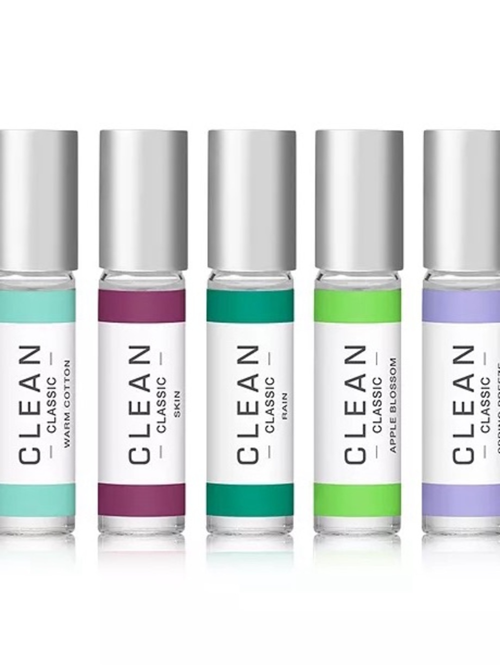 CLEAN Classic Fragrance 5-Pc Perfume Mini Layering Rollerball Set